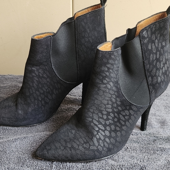 Isabel Marant Cleane Ankle Boots Size 37 France Patterns - Picture 14 of 16